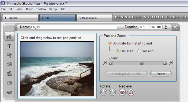 Animate using pans and zooms